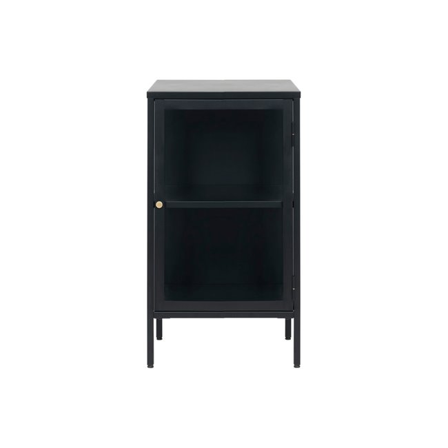 Шкаф металлический Carmel, 1 дверца, черный, H85x46x41см