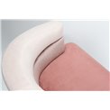 Кресло для отдыха Navilli, розовое, 65x64x74cm, высота сиденья 40cm