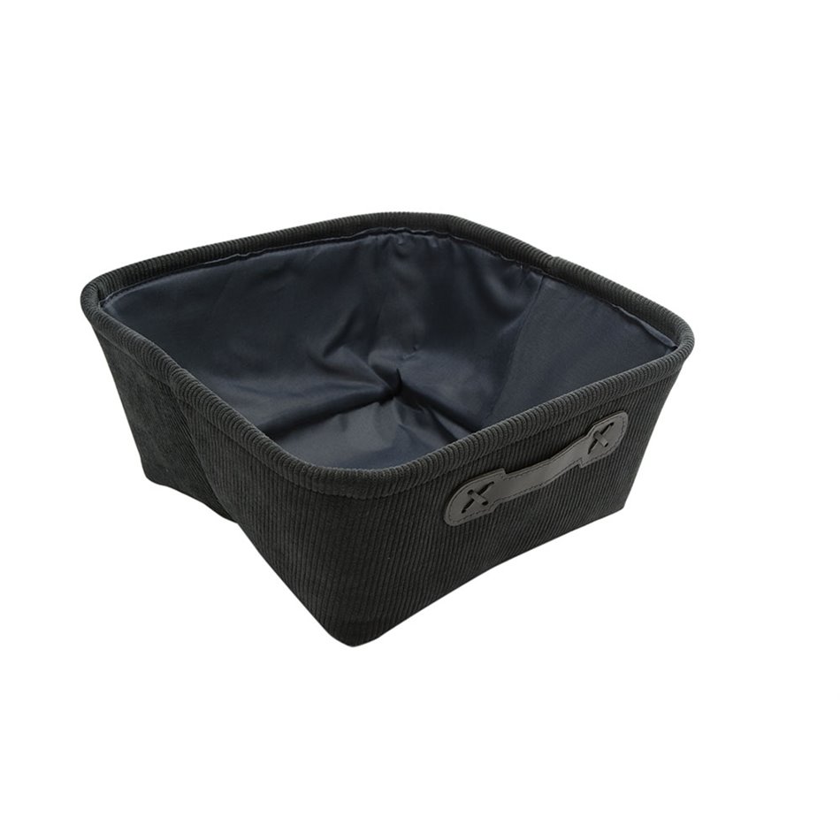 Basket, dark grey colour, 31x15cm