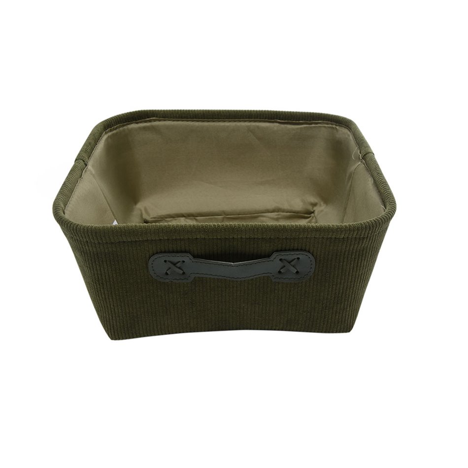 Basket, dark green colour, 31x15cm