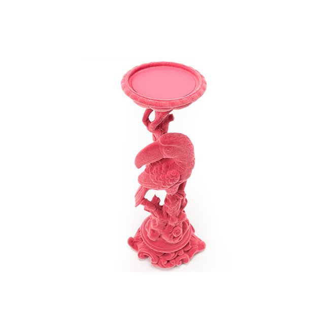 Candleholder Toucan pink, 13x10x29.5cm