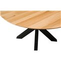 Dining table Lucca, oak, H76xD120cm