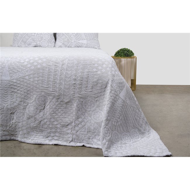 Bed cover Tatoo, grey, 160x220cm