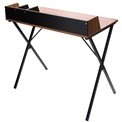 Office table, walnut weener, 90x84x50cm