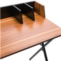 Office table, walnut weener, 90x84x50cm