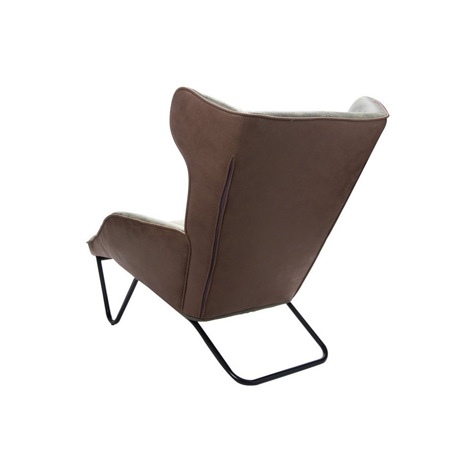 Кресло для отдыха Dandy SK-15,зеленый/коричневый, 91x125x75cm, высота сиденья 40cm