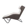 Кресло для отдыха Dandy SK-17, кремовый/коричневый, 91x125x75cm, высота сиденья 40cm