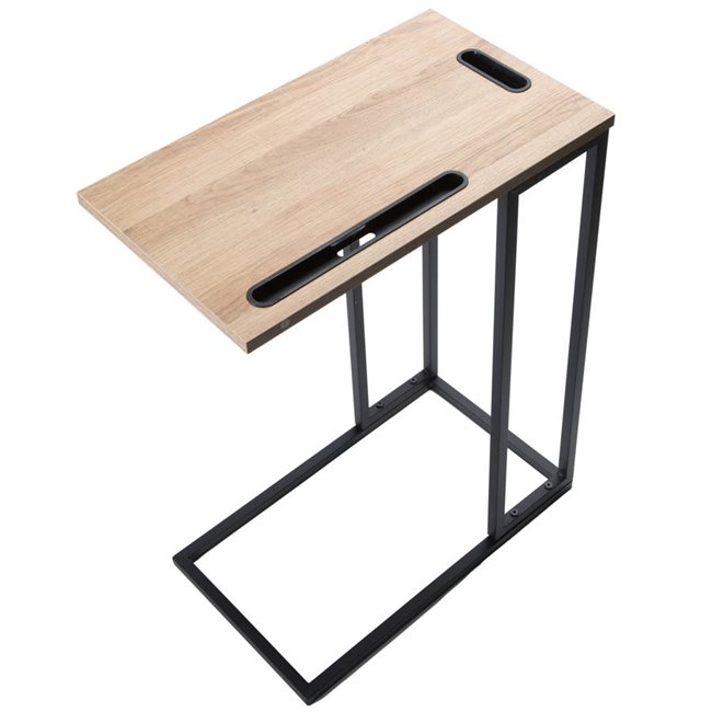Side table Tablet with tablet and telephone holder, 48x62.5x28cm