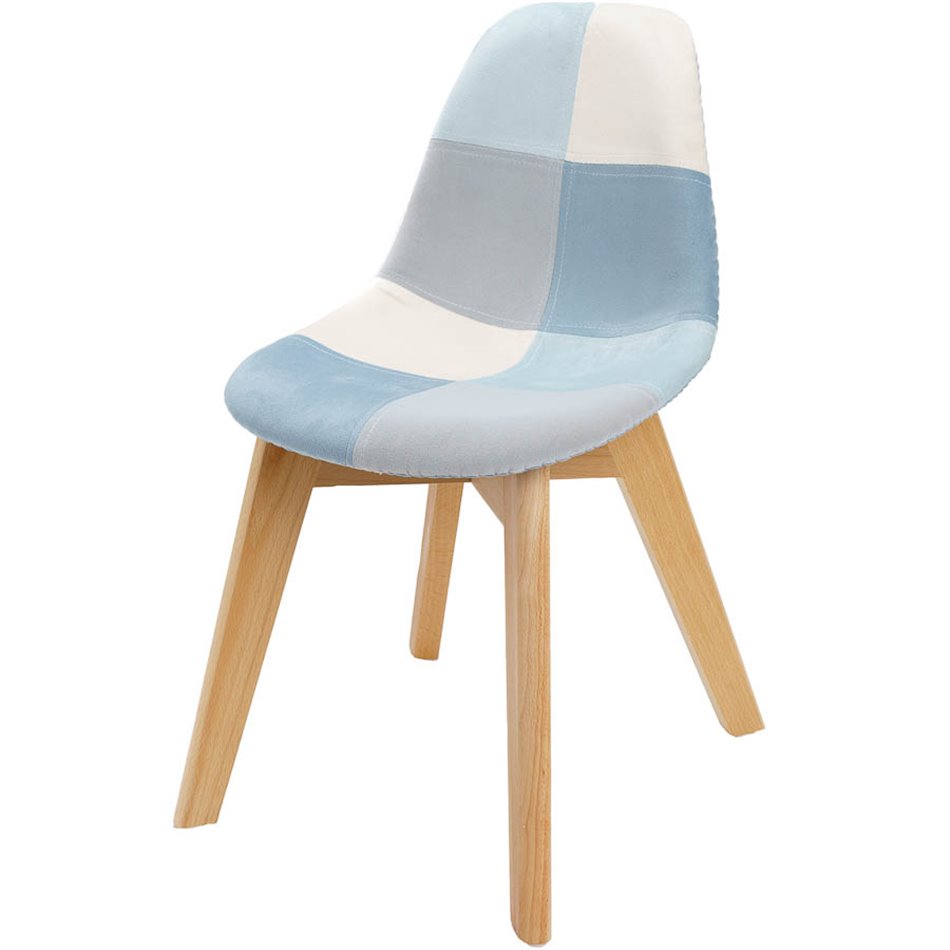 Kids chair LEONIE, blue, 58x35x29.5cm