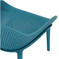 Armchair MALIBU, blue, 82x77.5x59cm, seat.h-38cm