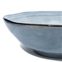 Bowl Flower blue, H7.5cm, D24.5cm