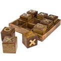 Game XOX, wooden, H7cm, D23cm