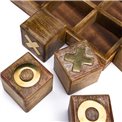 Game XOX, wooden, H7cm, D23cm