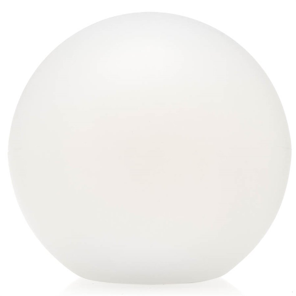 Outdoor LED ball, white, H28cm, D30cm