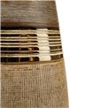 Vase Bradora, beige, ceramic, H36cm, D12.5cm