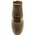 Vase Bradora, beige, ceramic, H36cm, D12.5cm
