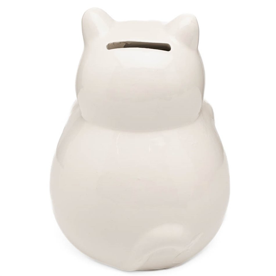 Saving bank Cat King, ceramic, H13.5x11x10cm
