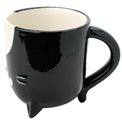 Mug Upside Down Cat, 11.5x10x14cm, 500ml