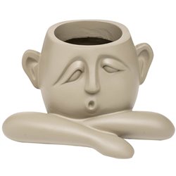 Decorative vase Listening, 15x12x8cm