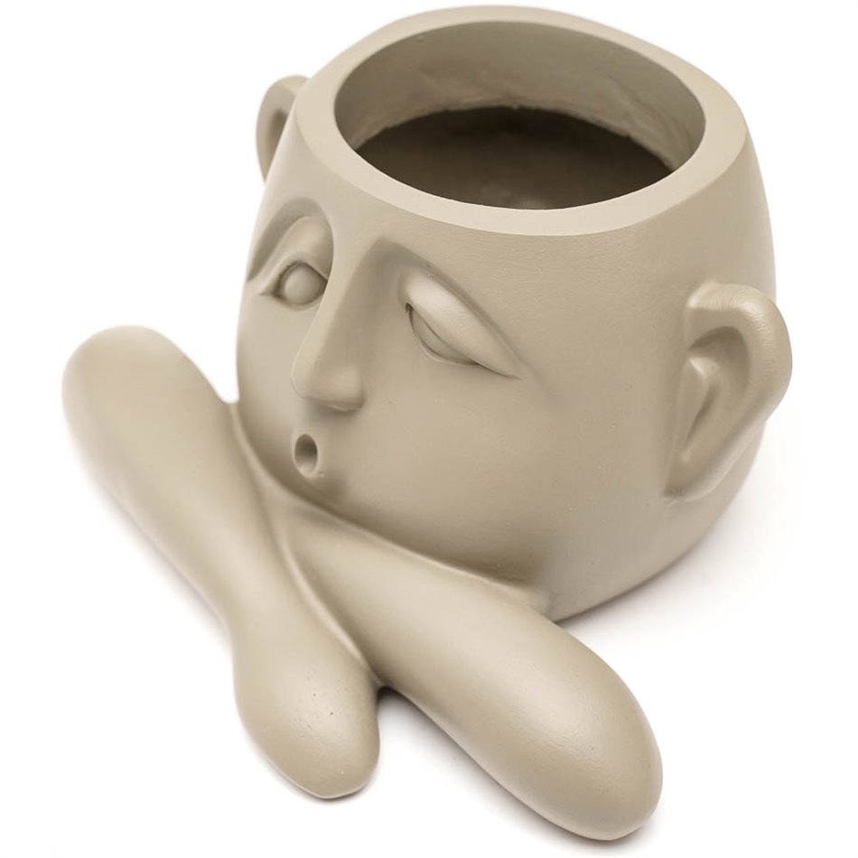 Decorative vase Listening, 15x12x8cm