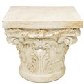 Decorative object Roman column, 25.5x25.5x24cm