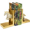 Bookend Horse set of 2, 28x10x19.5cm