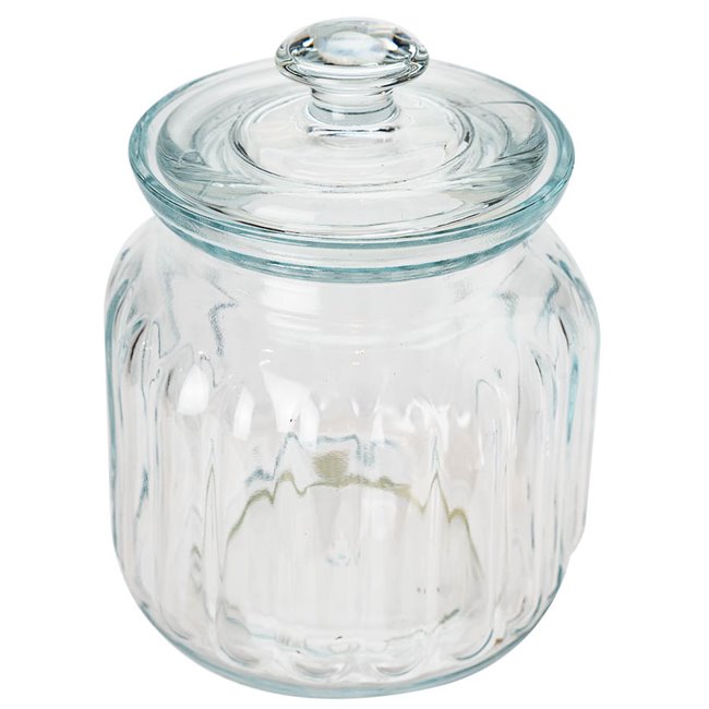 Glass jar Viva, 0.9 L, H15.5cm, D12cm