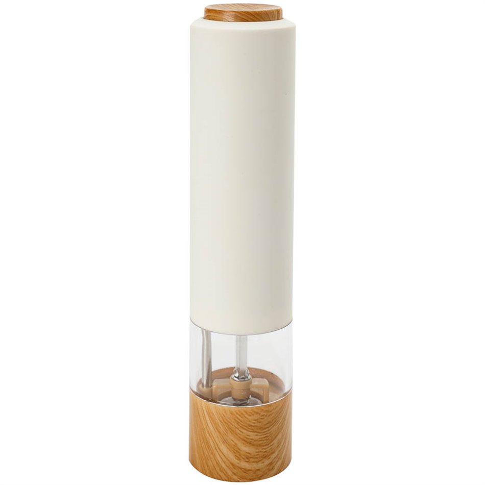 Pepper electric mill, white, H22.3cm, D5.5cm