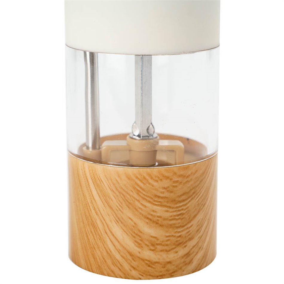 Pepper electric mill, white, H22.3cm, D5.5cm