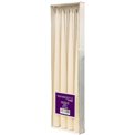 Candles ivory, set of 4 pcs, H32cm, D2.2cm