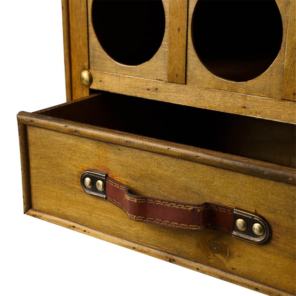 Wine bottle holder Bruce for 6 bottles, H28x59x39cm