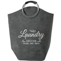 Laundry basket Trio, grey, 35 L, 60x52x28cm