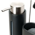 Soap dispenser Savon, black, H18.5x9x21.5cm