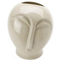 Vase Easter head fat, mole shiny, 19x18x22cm