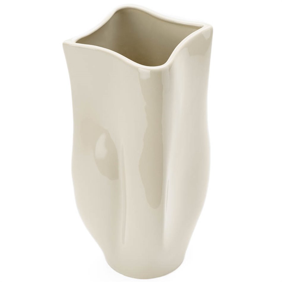 Vase Vessel L, mole shiny, 14x13x30cm