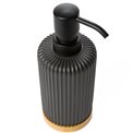 Soap dispenser Modern, black, H18.5cm, D7cm