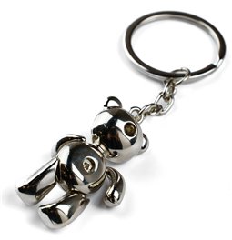 Keychain Teddy, metal, 11x3cm