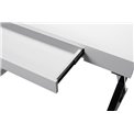 Computer table Trieste, white, lacquer , MDF, 120x55x75.5cm