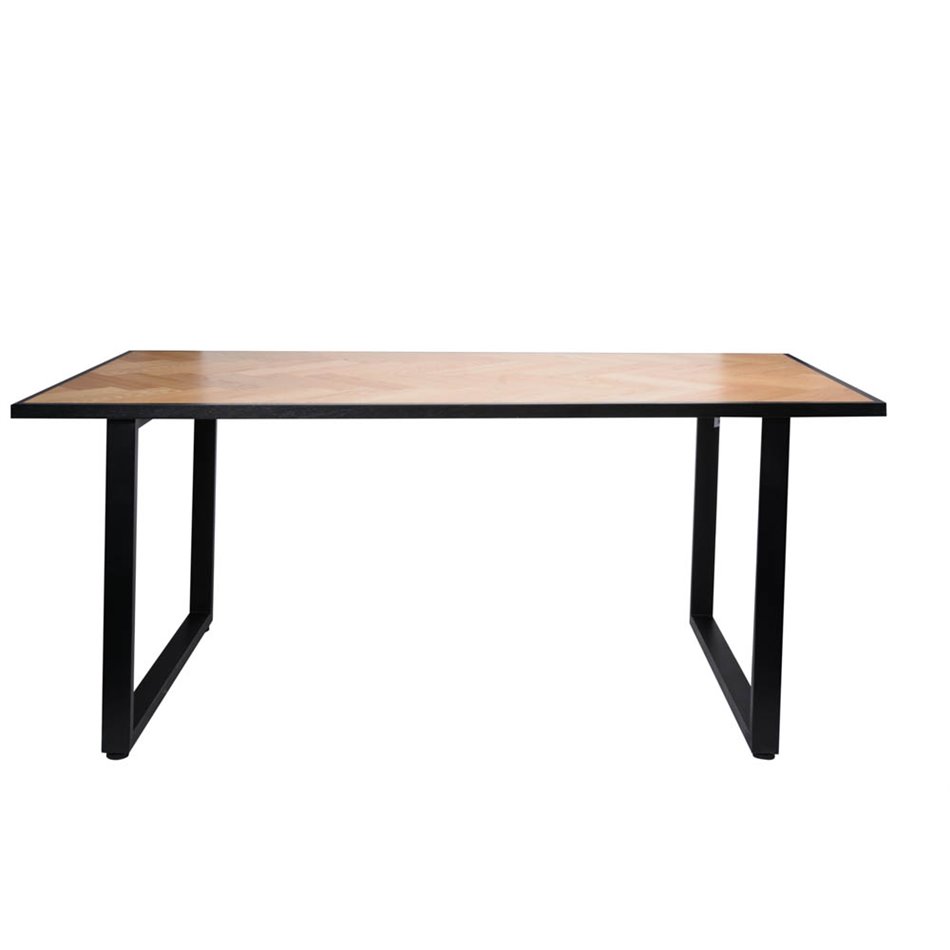 Dining table Taranto, MDF, oak, H74x180x90cm