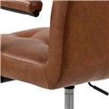 Office chair Acos, brown, 47-57x47x88.5cm
