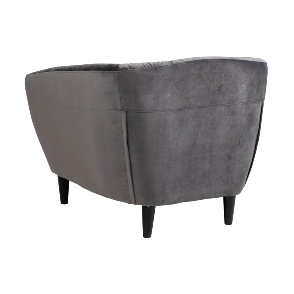 Armchair Aria, dark grey, 78x97x84cm, seat h.-46cm