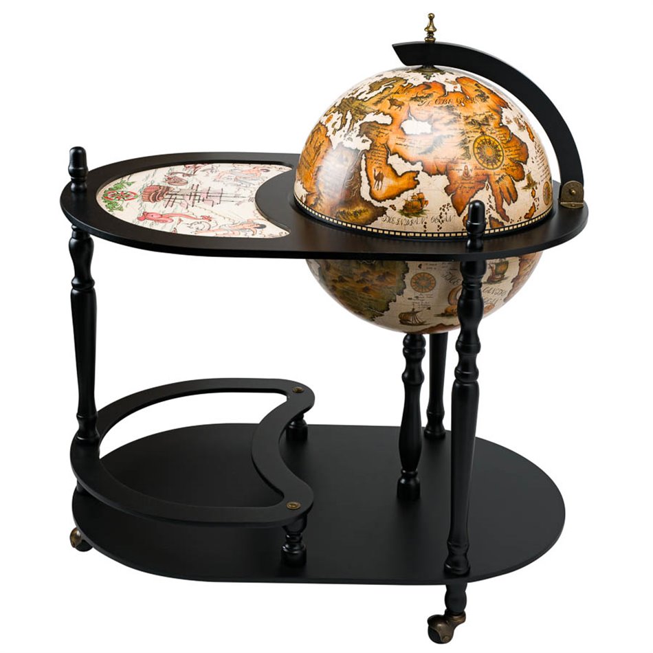 Drinks trolley Globuss, H91x81x51cm