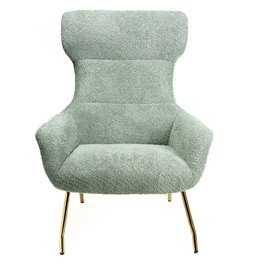 Armchair Sanday, olive green, H103x92x82cm