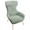 Armchair Sanday, olive green, H103x92x82cm