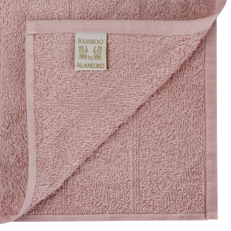 Bamboo towel Angolo, 30x50cm, pale pink, 550g/m2