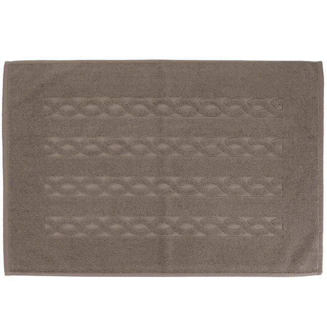 Bath mat Trecia, 70x50cm, taupe, 900g/m2