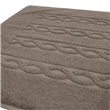 Bath mat Trecia, 70x50cm, taupe, 900g/m2