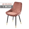 Chair Santana, pink 34 SD, H-85x42x38cm, seat H-47cm