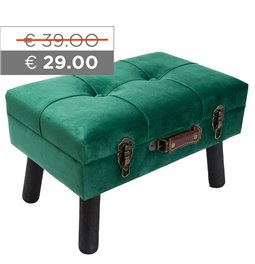Bench Ferento S, green, 48x30x31cm