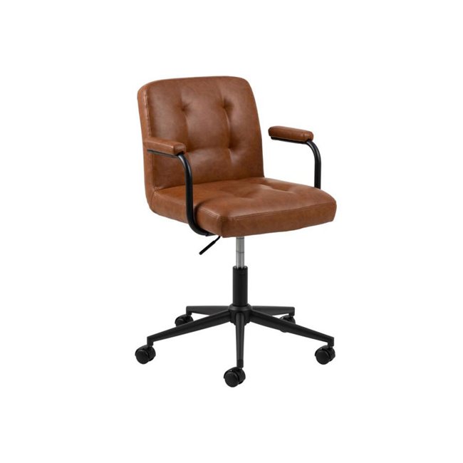 Офисное кресло Acos, Коричневый, H80-90cm, D55cm, высота сиденья 48-58cm